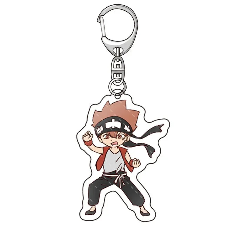 Anime Mashle Acrylic Keychains Double Side Acrylic Figure Key Ring Creative Pendant Xmas Halloween Fans Gift
