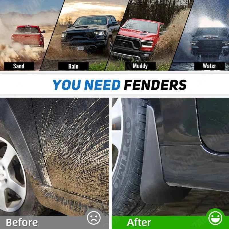 4PCS Car Mudguards for Citroen C3 Aircross 2017~2023 2018 2019 Mudflaps Fender Mud Flap Splash Guards Cover Wheel Accessories
