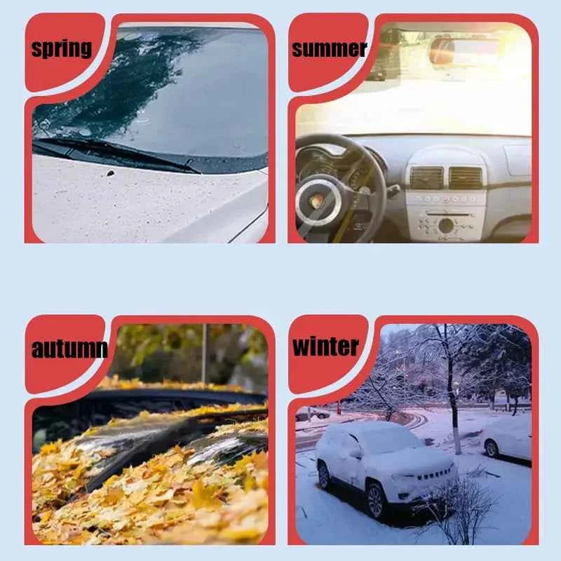 Magnetic Car Front Windscreen Cover Automobile Sunshade Windshield Snow Sun Shade Waterproof Exterior Covers Accessories