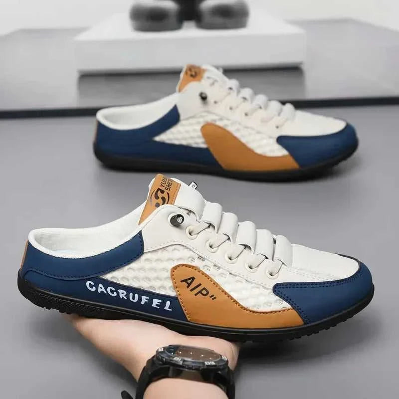 Men's Fashion Soft Bottom Half Slippers Summer New Casual Shoes Soft Bottom Support Shoes Sports Shoes Zapatos De Hombre The jack market .AU The jack market .AU Step Up Your Style: Trendy Shoes for Every Occasion! $ 67 14:29#White Khaki;200000124:200000338