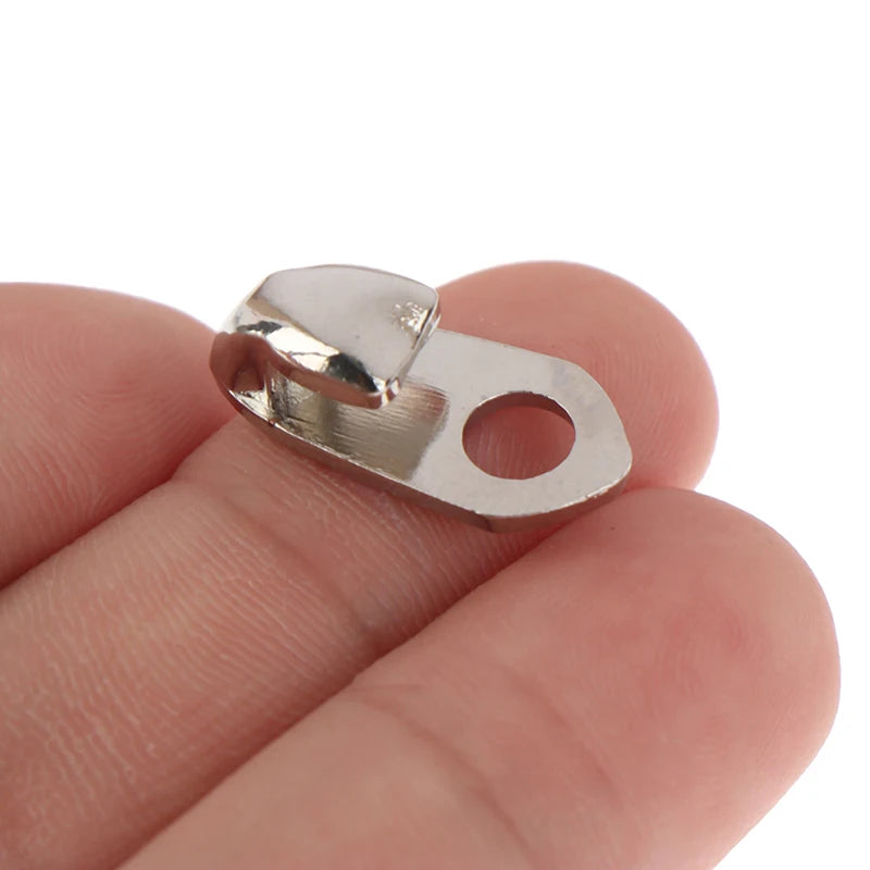 10Set Outdoor Speed Shoe Lace Hooks Lace Fittings Buckles With Rivets For Climb Hiking Shoes Work Mountaineering Boots