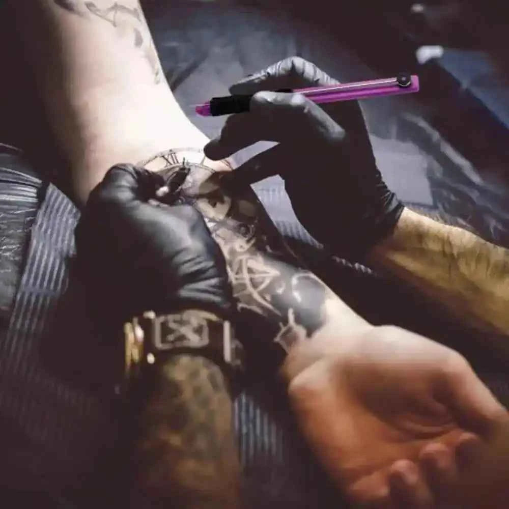 3D Hand Poke Tattoo Kit - Complete DIY Body Art Set with Needles, Ink Cups, Pigments & Bandages for Beginners