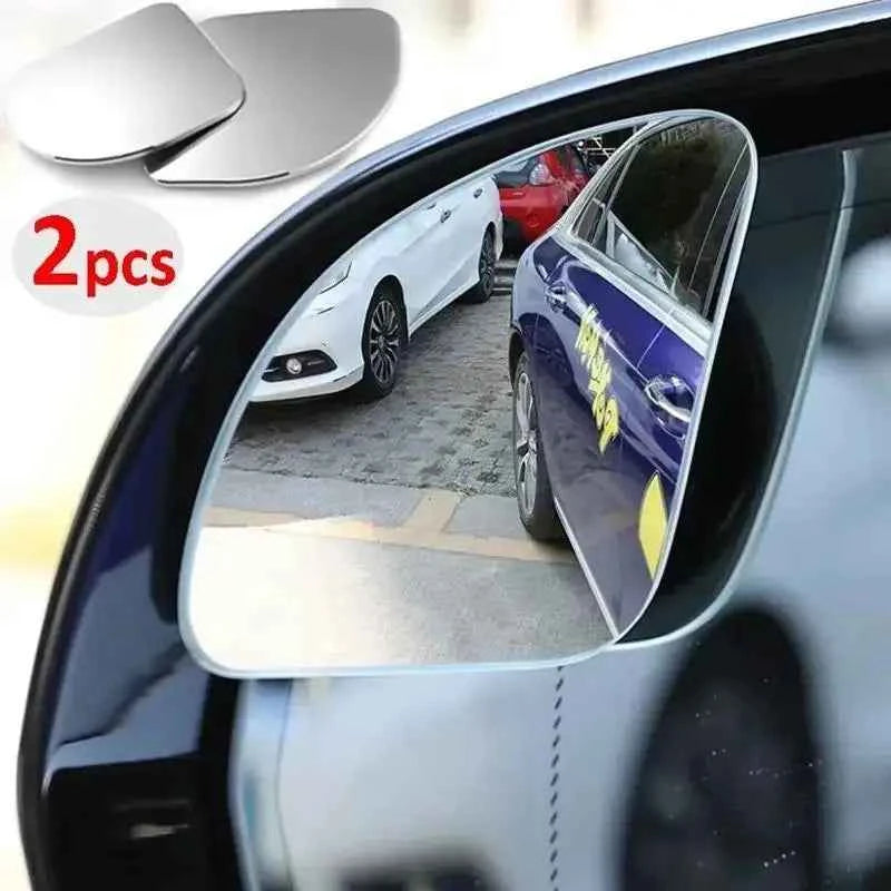 Car Rearview Mirror 360 ° Adjustable Wide-angle Reversing Assist Blind Spot Mirror Novice Parking Observation Practical Car Tool