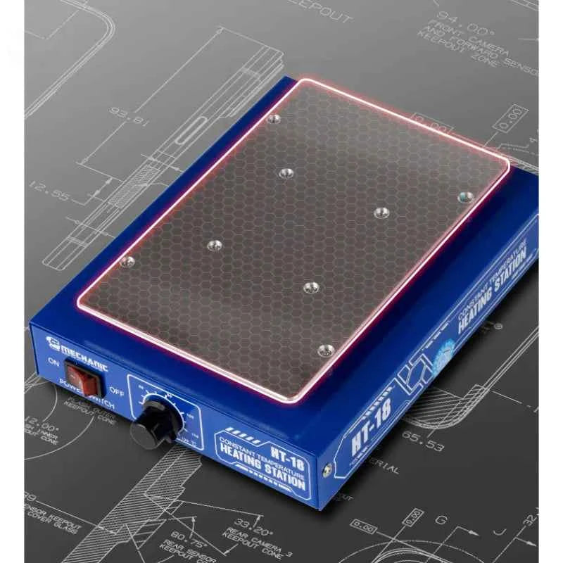 IntelliHeat Digital Heating Table - Quick & Stable Temperature Control for Flat & Curved LCD/OLED Screen Repairs