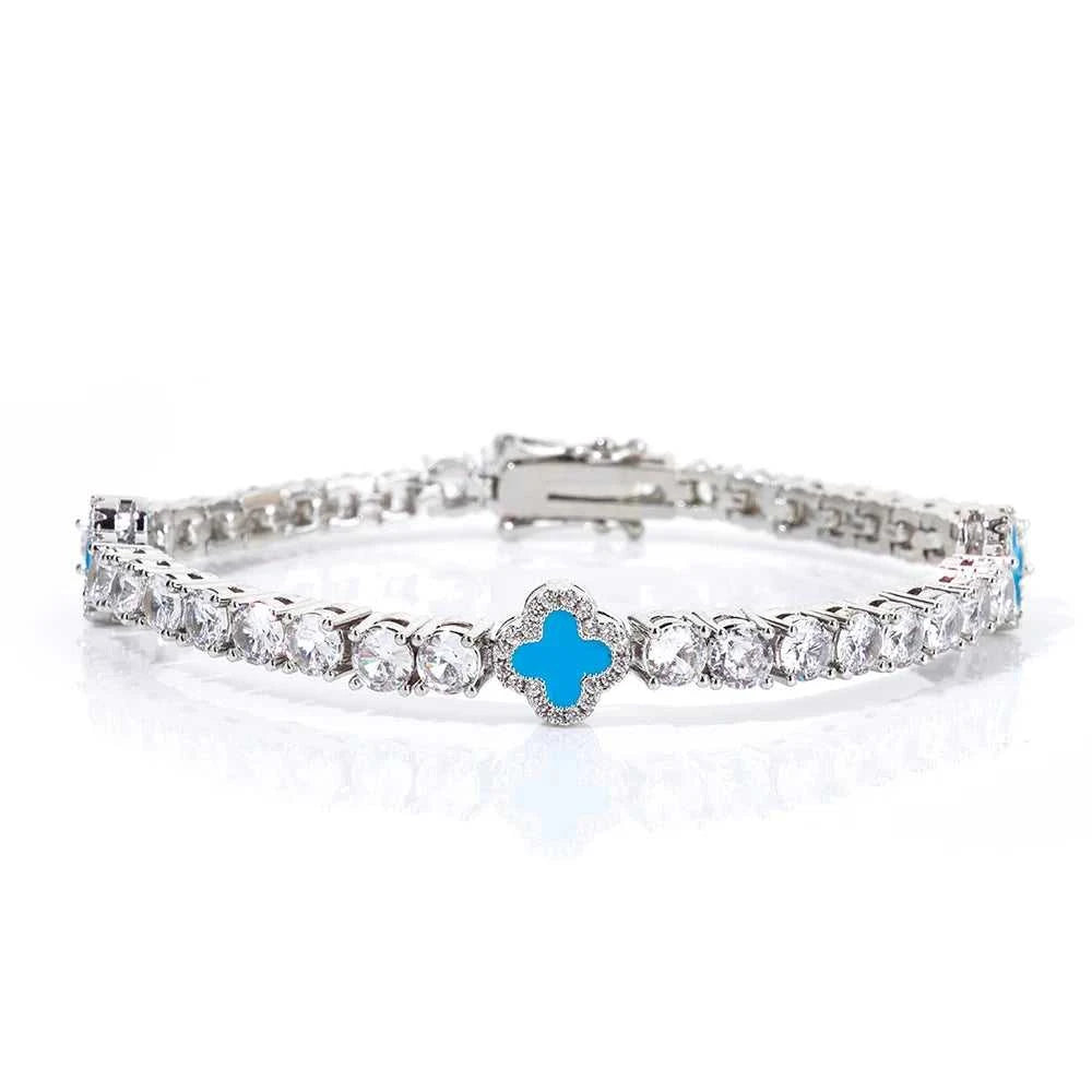 NY Women White Gold Plated Tennis Choker Necklace Red/Green/Blue/Black Charm Iced Out CZ Chain Fine Hiphop Jewelry The jack market .AU The jack market .AU Jewellery & Chains $ 69 200000783:193#8 inch(20.32cm);200001034:17053024#Silver Blue