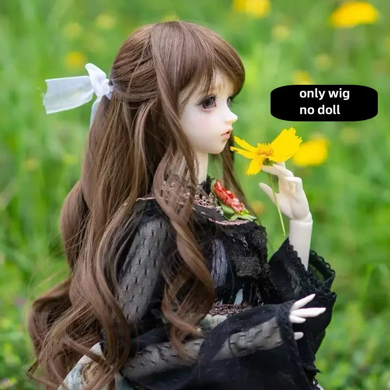 30cm Doll Wig 1/6 BJD Wig Curly Soft Doll Wig Dolls Hair Suitable for1/6 BJD Doll Wig Toy Accessories Dress Up DIY Toys Children