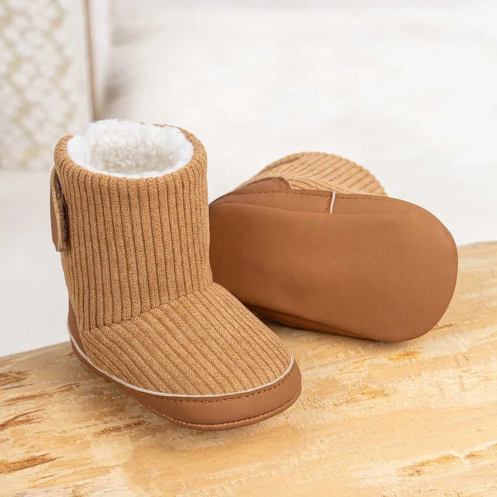 KIDSUN Newborn Baby Winter Boots Soft Corduroy Warm Booties With Fur Lining Unisex Design For Baby Boys Girls The jack market .AU The jack market .AU Mum & Kids: Essential Products for Every Family $ 26 14:771;200000264:201336170
