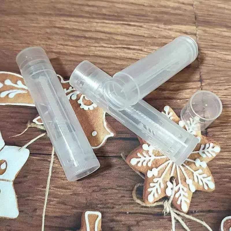 BrightLips 100Pcs 5g Refillable Lipstick Tubes - Travel-Friendly Cosmetic Containers for Lip Balm & Gloss
