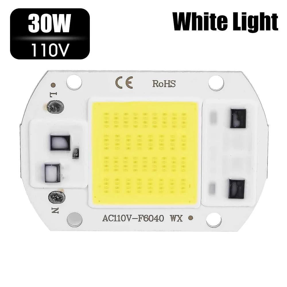 COB Chip LED Lamp 110V 220V 20W 30W 50W Smart IC No Need Driver Lampada LED Bulb Lamp for Flood Light Spotlight DIY Lighting The jack market .AU The jack market .AU Home $ 49 136:200002572#20W 220V warm