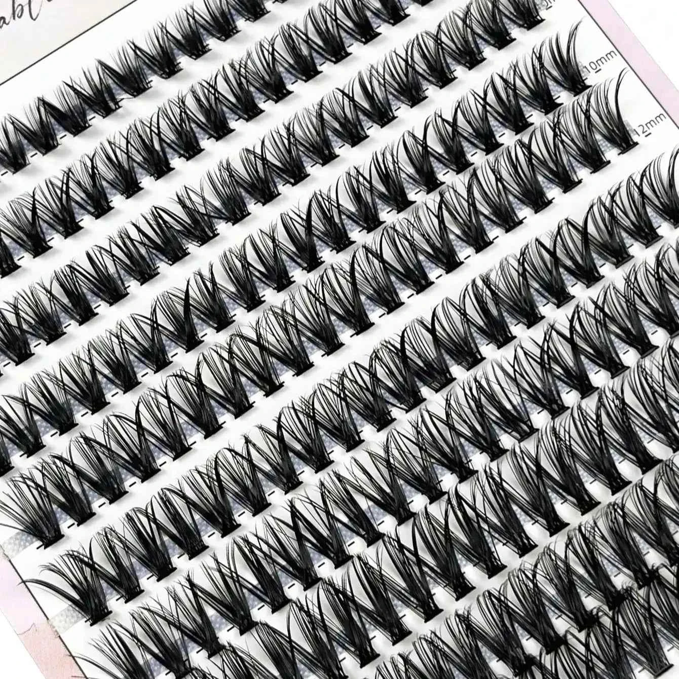 Mink False Eyelashes by [Brand Name] - 3D Volume Cluster Lashes, 30D-80D, Natural Look, Perfect for Stunning Makeup