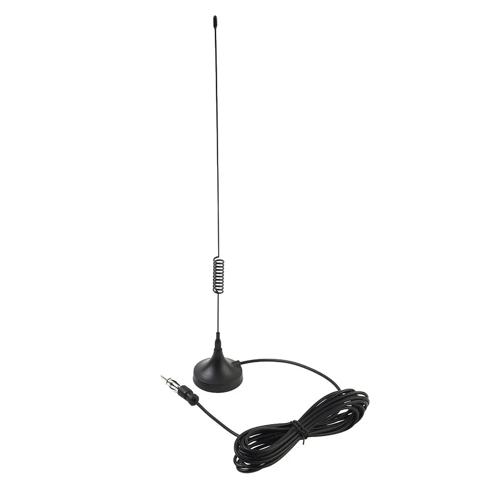 Auto Stereo Radio FMAM Signal Aerial, Car Signal Booster Antenna, Dual Band 144/430Mhz, 31cm Antenna Length, Easy Installation