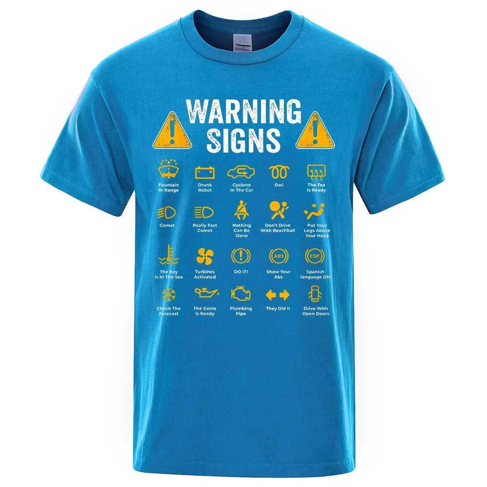 Funny Driving Warning Signs 101 Auto Mechanic Gift Driver T-Shirt Fashion Casual T Shirt Cotton Mens Tops Tees Casual Oversized The jack market .AU The jack market .AU Men Fashion $ 35 14:173#Brown;5:4183