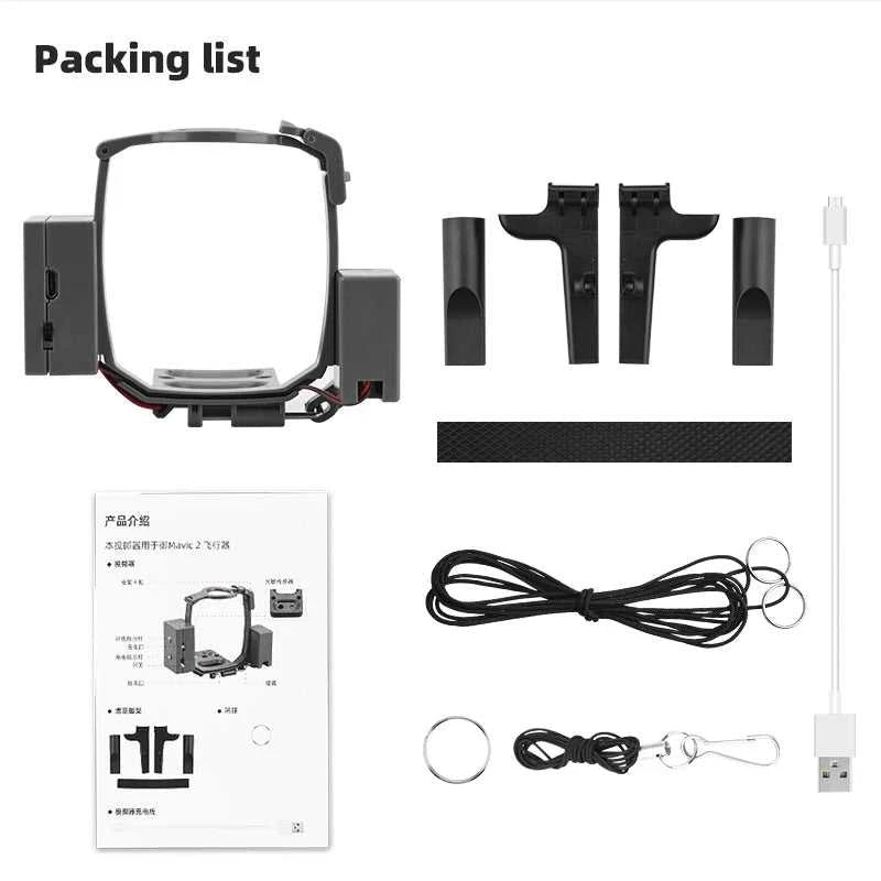 BRDRC AirDrop Dropping System for DJI Mavic 2 Pro/Zoom Drone Ring Gift Deliver Life Rescue Delivery Device Dispenser Thrower The jack market .AU The jack market .AU Drones $ 84 14:200006151#Thrower