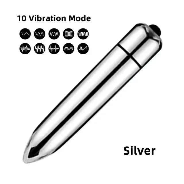 Blissful Touch Waterproof Silicone Bullet Vibrator - Powerful Clit & G-Spot Stimulation for Ultimate Pleasure