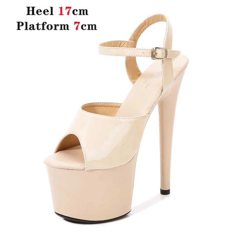 2022 Stripper Pole Dance Shoes High Heels Women Sexy Show Shoes Party Club 13 15 17CM Sandals Platform High-heeled Shoes Wedding The jack market .AU The jack market .AU Step Up Your Style: Trendy Shoes for Every Occasion! $ 94 14:366#Blue leopard;200000124:3434