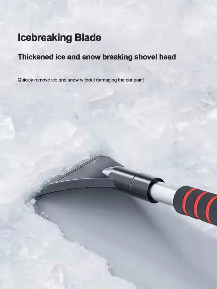 Detachable Car Snow Shovel - Multi-Functional Telescopic Ice Scraper for Winter Snow Removal & Vehicle Cleaning