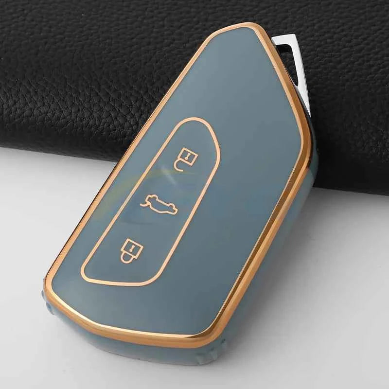 TPU Car Remote Key Case Cover For Volkseagen VW Golf 8 MK8 GTI GTD R ID.3 ID.4 2020 Cupra Auto Interior Decoration