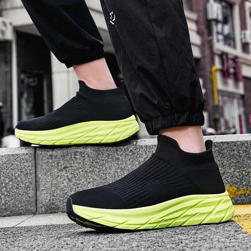 MAEDEF Men's Running Shoes Lightweight Breathable Mesh Elastic Comfortable Durable Fashion Casual Hot Selling Sports Sneakers The jack market .AU The jack market .AU Step Up Your Style: Trendy Shoes for Every Occasion! $ 78 14:173#All Black;200000124:3116