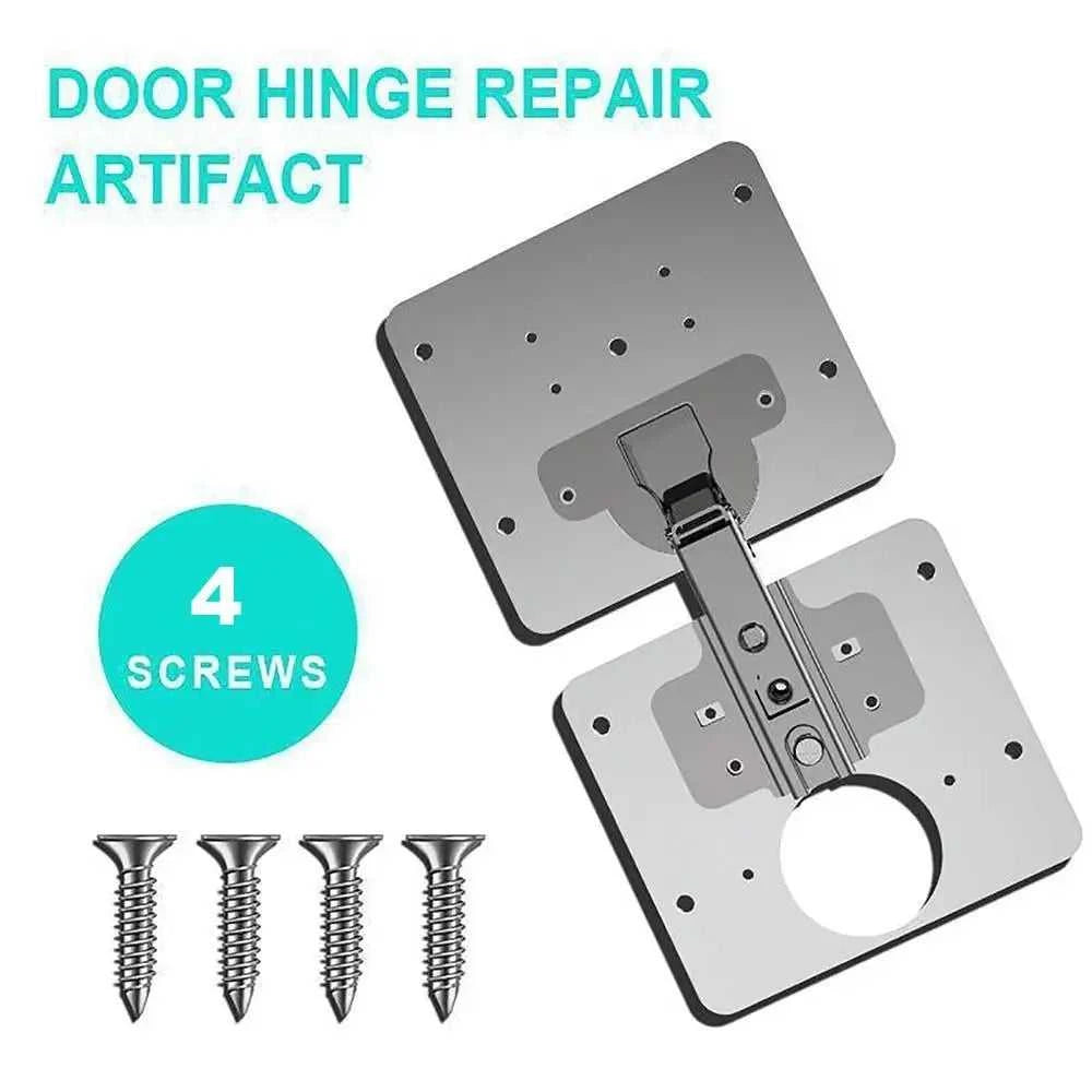 Stainless Steel Kitchen Cabinet Hinge Repair Plate Silver with 4 Screws Furniture Drawer Hinge Fixing Plate Easy to install The jack market .AU The jack market .AU Home $ 50 <none>