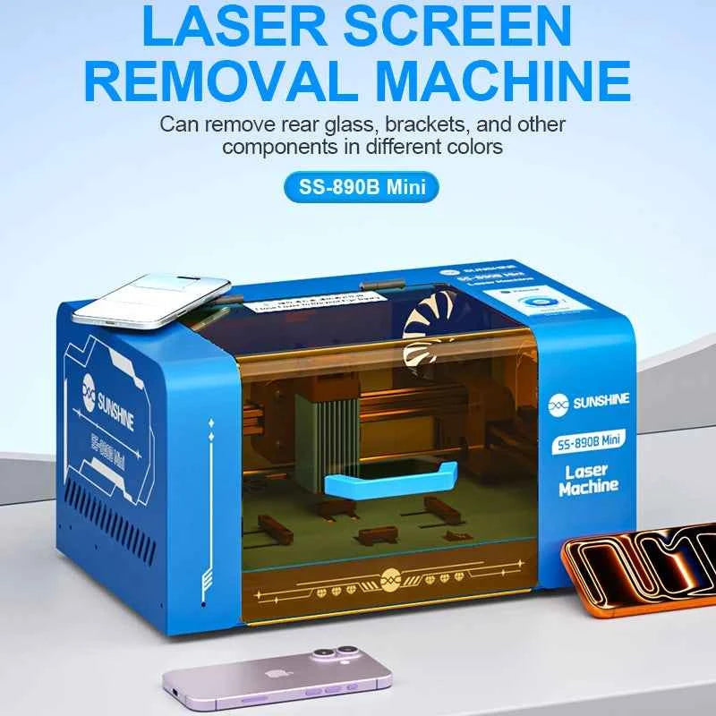 SUNSHINE Mini Laser Screen Removal Machine - Effortless Dismantling for iPhone X-17, Fast Glue & Glass Removal
