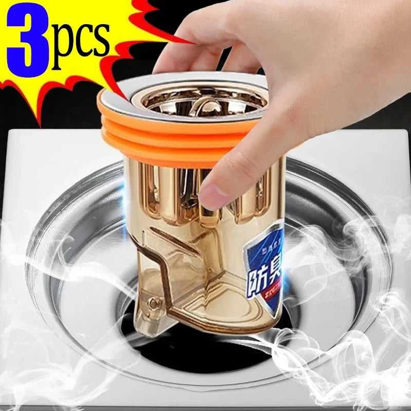 Bathroom Floor Drain Core Toilet Deodorant Anti-Odor Floor Drain Cover Hair Filter Gravity-Induction Sewer Shower Drain Strainer The jack market .AU The jack market .AU Home $ 48 14:202675806#2PCS