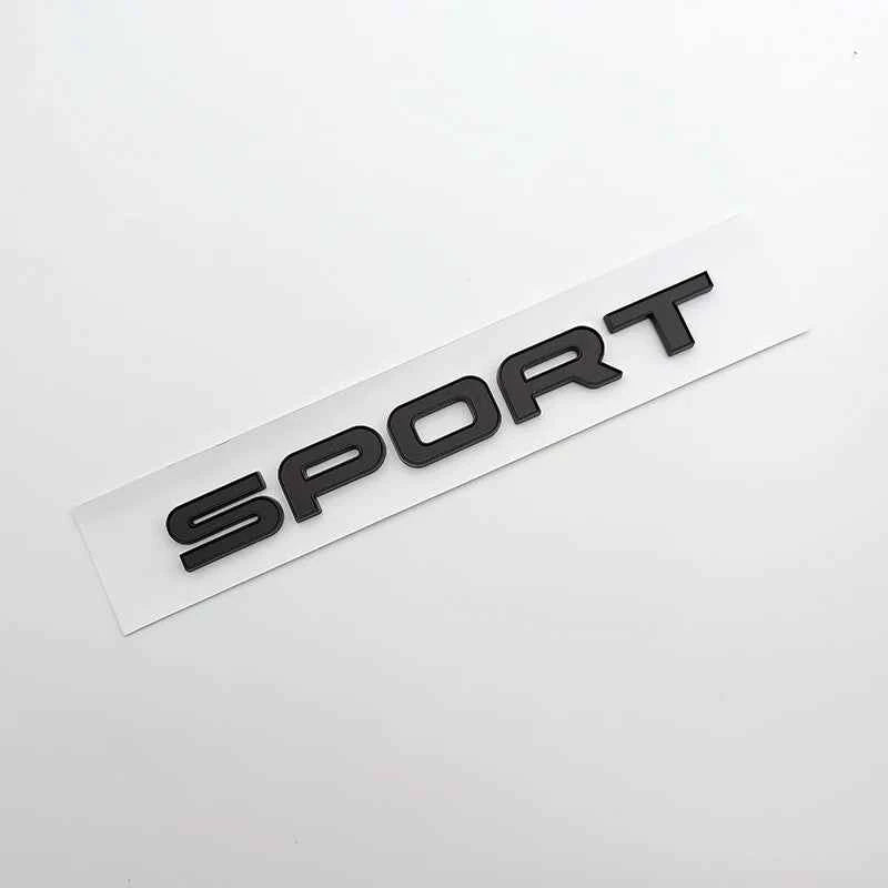 3d ABS Logo Sport Emblem Letters Car Trunk Badge For Evoque Discovery SVR l494 494 l320 Sport Sticker Accessories