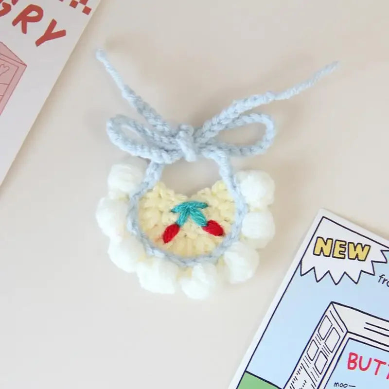 For 15/17cm 3.0 labubu v1/v2/v3 handmade bikini beach sun hat headgear set doll clothes for Ropa labubu decoration