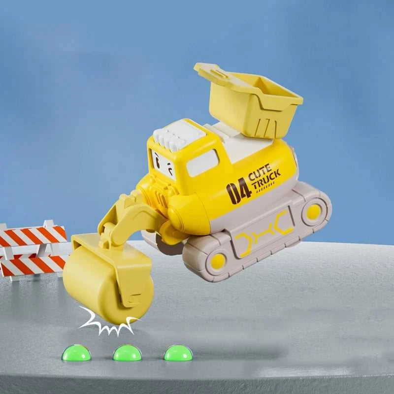 Baby Cartoon Toy Car Mini Press Go Vehicles Inertia Pull Back Cars Montessori Early Education Crawling Toys for Toddlers Boys The jack market .AU The jack market .AU Little Wonders $ 50 14:29#Pile driver