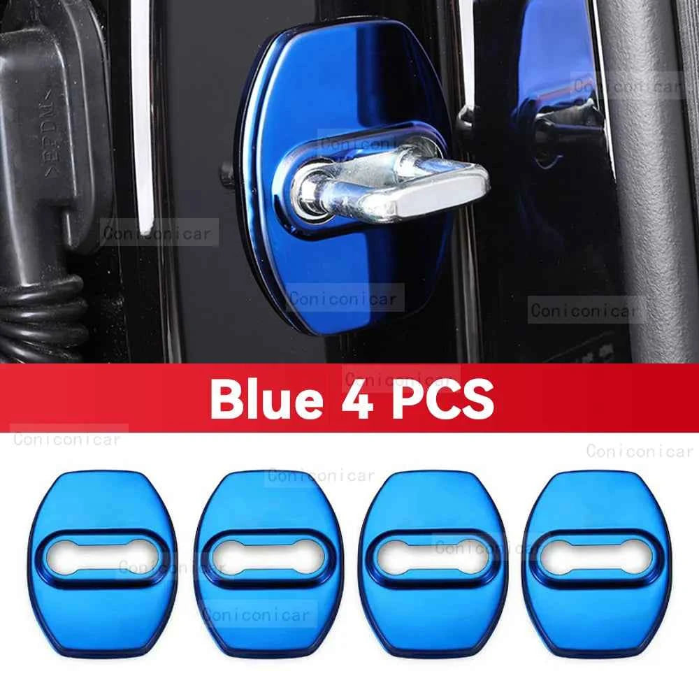 GMC Sierra 2015-2023 Stainless Steel Door Lock Protector | Anti-Rust Buckle Cover & Stylish Accessory