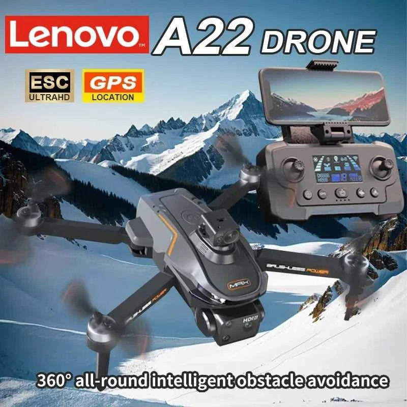 Lenovo A22 Drone 8K GPS double Camera Aerial Photography Optical Localization Four-way Obstacle Avoidance 4K Drone New The jack market .AU The jack market .AU Drones $ 161 14:200006153#Avoidance-2S-1B-4K
