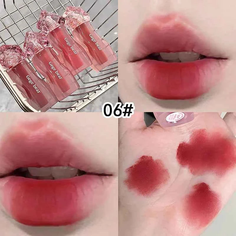 Gege Bear Velvety Cream Lip Mousse - Highly Pigmented, Nourishing Formula with Soft, Long-Lasting Texture