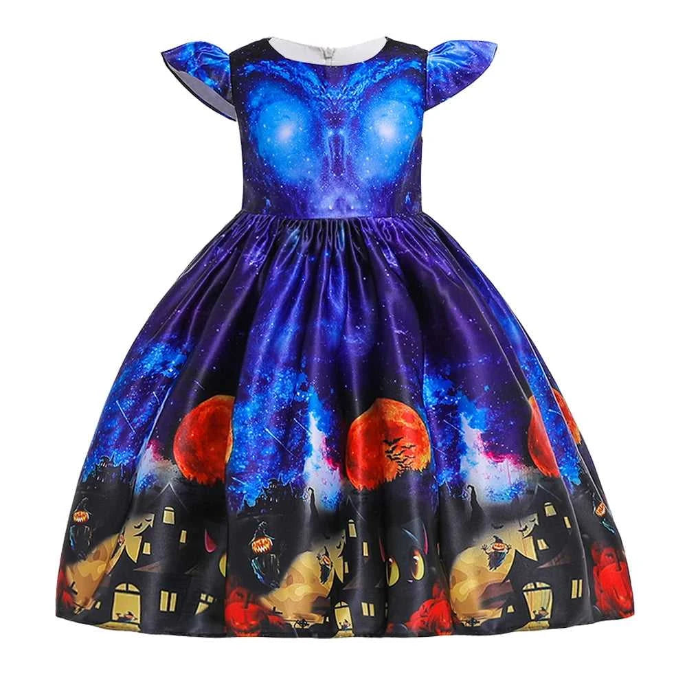 Girls Dress Halloween Costume For Kids Girl Party Dresses Children Girls Pumpkin Lace Witch Printed Cosplay Princess Dress The jack market .AU The jack market .AU Mum & Kids: Essential Products for Every Family $ 44 14:350852#black;200000463:200004187#100 (2T)