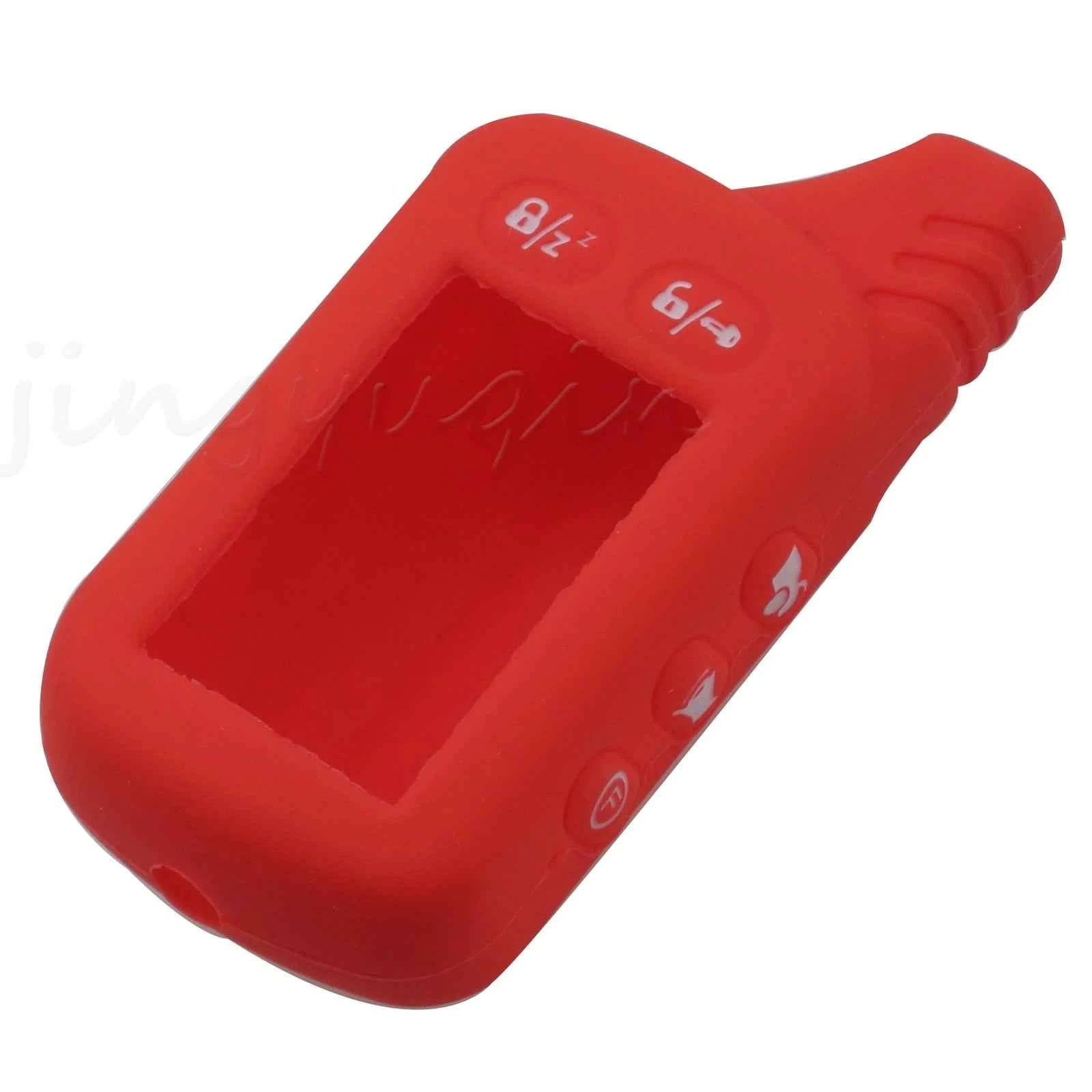 jingyuqin Silicone Key Case For Tomahawk TZ9030 TZ9020 TZ9031 TZ7010 Scher-khan Two Way Car LCD Alarm Remote Keychain Cover