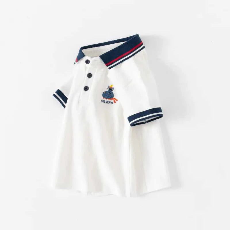 Baby Boy Toddler Polo Shirts for Children's Clothing Boys Clothes Cute Korean Polos Striped White Blue Summer Tops Kids T Shirt The jack market .AU The jack market .AU Mum & Kids: Essential Products for Every Family $ 28 14:200004889#TSD14;200000463:200661897#6-7 Years - Size 130