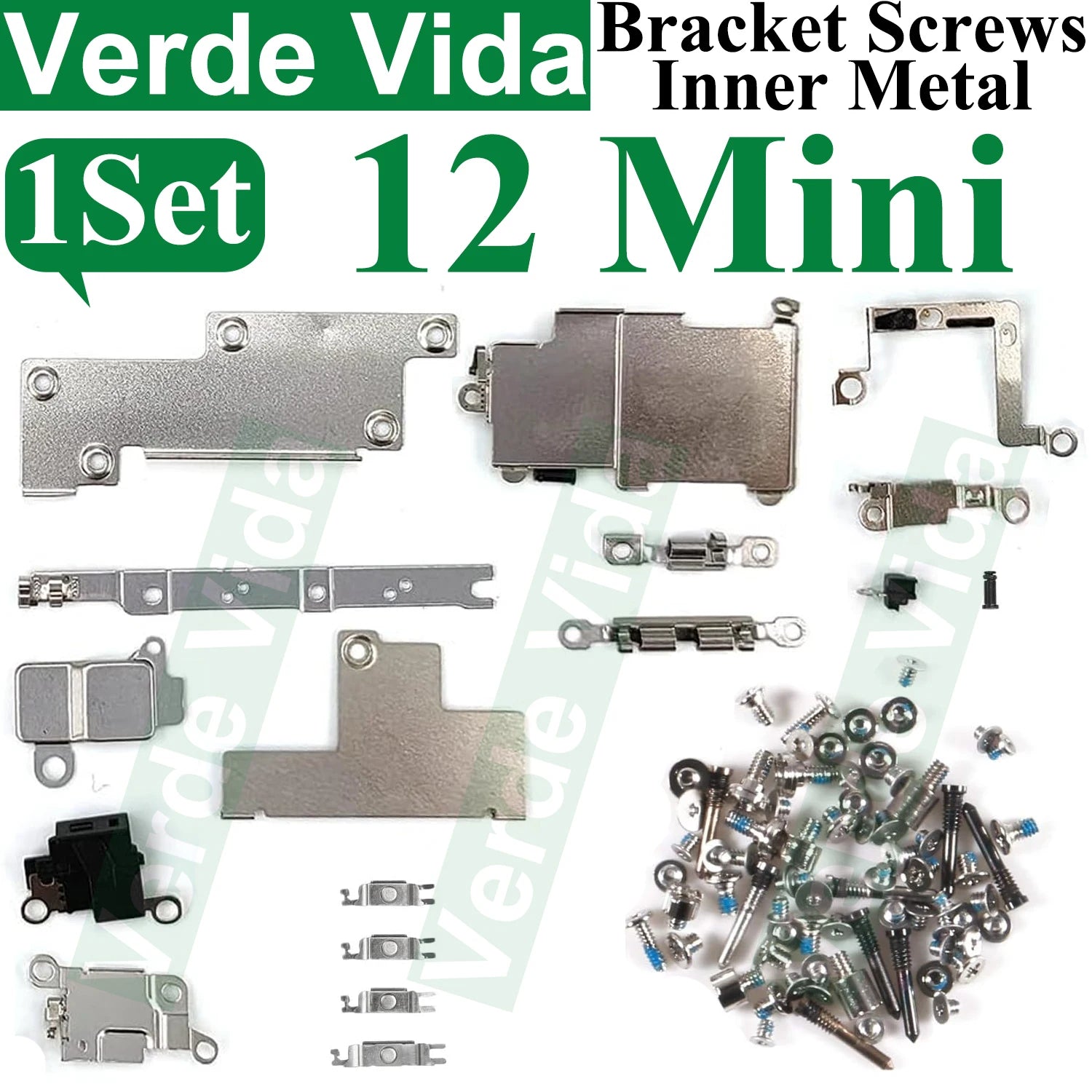 iFixit Metal Bracket Shield Plate Set for iPhone X/XS/XR/11/12/13 Pro Max - Full Inside Screws Replacement