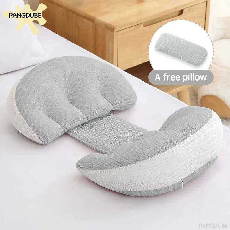 PANGDUBE Pregnancy Pillow with 1pc Free An Auxiliary Pillow Cotton Waist Support Pillow for Pregnant Women Sleeping Body Pillow The jack market .AU The jack market .AU Mum & Kids: Essential Products for Every Family $ 45 14:200021498#Pink