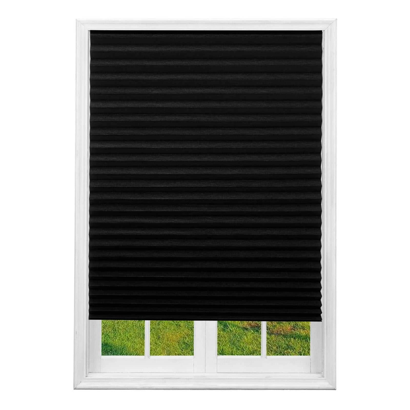 1Pc Shades Self-adhesive Half/Full Windows Nonwoven Folding Curtain Bathroom Balcony Living Room Balcony Curtains Pleated Blinds The jack market .AU The jack market .AU Home $ 51 14:365458#60X150CM Full
