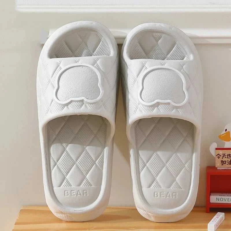 Evshine Women Flat slippers Women Shoes EVA Bathroom Slippers Summer Cartoon Bear Slippers Outdoor Casual Soft Beach Slippers The jack market .AU The jack market .AU Step Up Your Style: Trendy Shoes for Every Occasion! $ 60 14:9859092#White;200000124:200000337#42-43;200007763:201336100