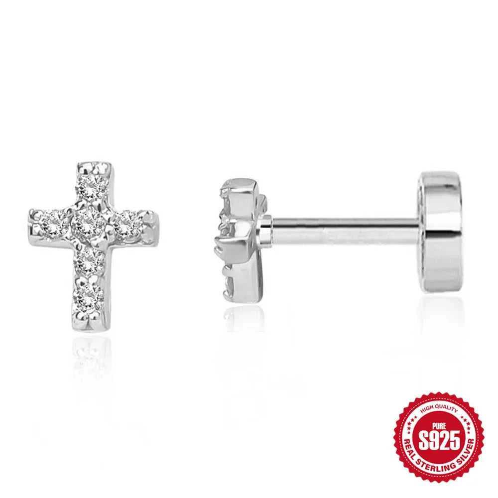 AIDE 925 Sterling Silver 1Pc Mini Shiny Heart/WaterDrop For Women Cartilage Piercing Earring INS Classic Pendant Tassel Gifts The jack market .AU The jack market .AU Jewellery & Chains $ 54 200000226:200006154#26;200001034:361180#1 piece