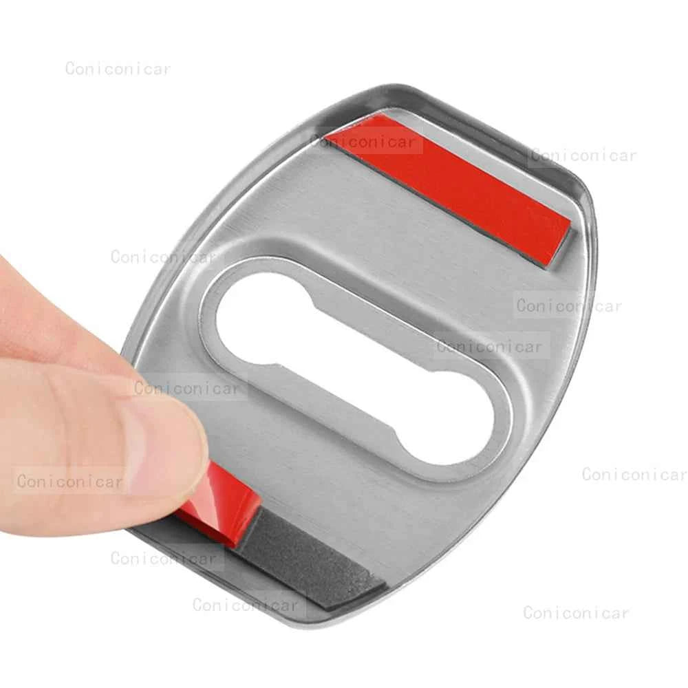 Car Door Lock Protector Cover Stainless Steel For GMC SIERRA 2015-2023 Protect Buckle Anti-rust Decoration Accessories
