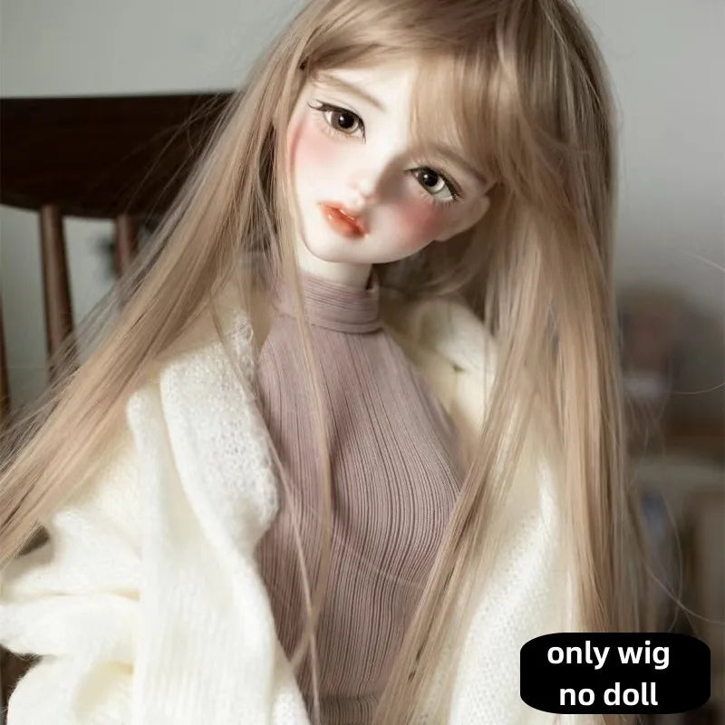 30cm Doll Wig 1/6 BJD Wig Curly Soft Doll Wig Dolls Hair Suitable for1/6 BJD Doll Wig Toy Accessories Dress Up DIY Toys Children