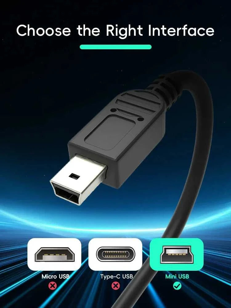 1m/2m/3m Mini-B 5Pin USB Cable Fast Charging & Data Sync Cord for PSP1000/2000/3000 NDSi PS3 Wii U Pro Controller The jack market .AU The jack market .AU Accessories Electronics $ 48 14:193#1M