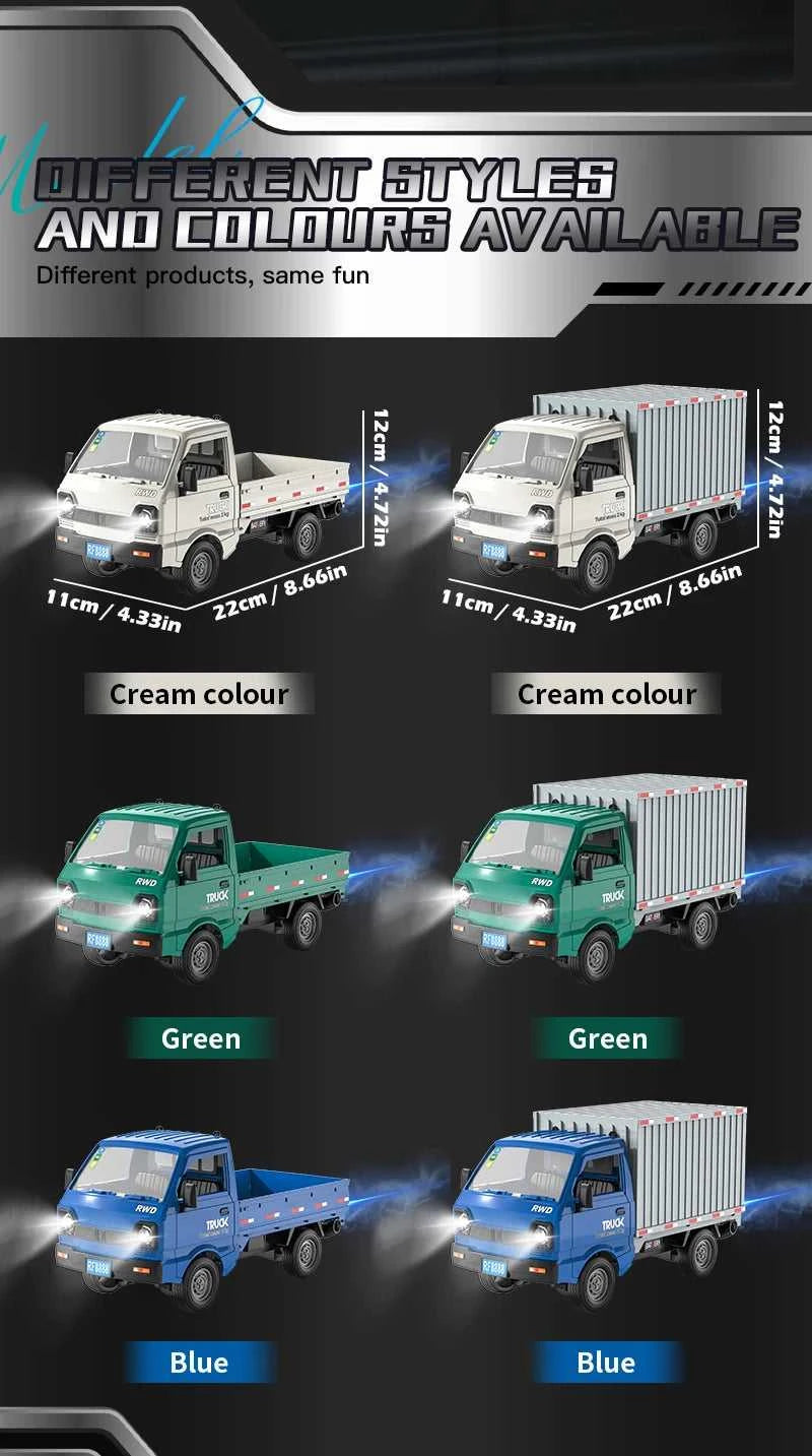 RC Truck 1:16 2.4GHZ RC Car Simulation Drift Climbing Truck With Spray and LED Lights RC Electric Truck Model Boy's Toys Gifts The jack market .AU The jack market .AU Little Wonders $ 82 14:193#A Blue car