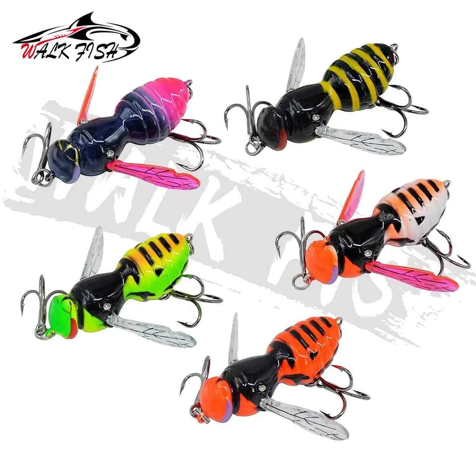 WALK FISH 4.5g 40mm Insect Lure Fishing Lures Bionic Swimbaits Wobblers Sea Bass Fishing Artificial Bait Hard Baits Bass Pike The jack market .AU The jack market .AU Fishing Gear $ 28 14:29#A1