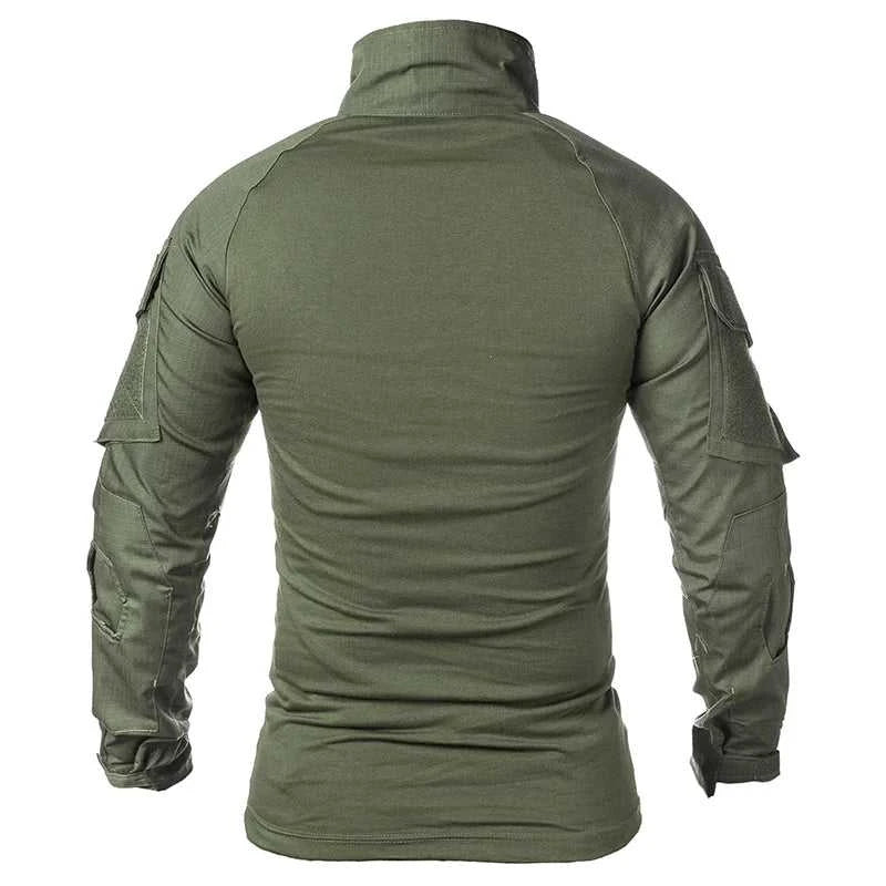 Men's Camouflage Tactical Shirt 1/4 Zip Long Sleeve Combat T Shirt Cotton Camo Uniform Airsoft Shirts The jack market .AU The jack market .AU Men Fashion $ 48 14:365458#CP;5:4182#CN XXL