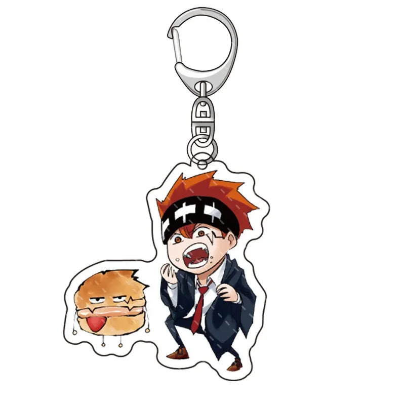Anime Mashle Acrylic Keychains Double Side Acrylic Figure Key Ring Creative Pendant Xmas Halloween Fans Gift