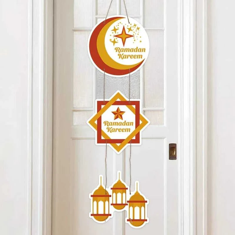 Eid Mubarak Door Hanging Flag Kareem Ramadan Decor for Home 2025 Ramadan Mubarak Islamic Muslim Party Decor Happy Eid Al Adha The jack market .AU The jack market .AU Home $ 20 14:202418806#paper door hanging 3