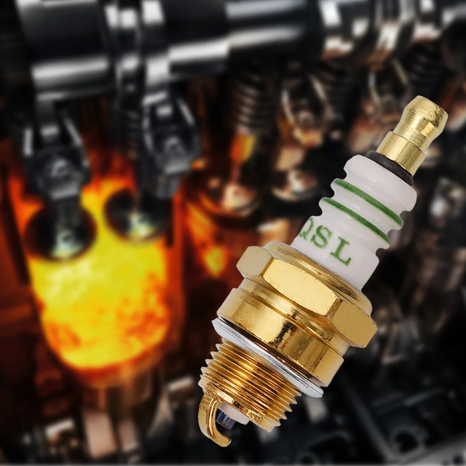 Spark Plug BM6A L7T for 2-Stroke Engine Chainsaw Lawn Mower Brush Cutter Garden Tools Small Engine Spark Plug Replacement Part