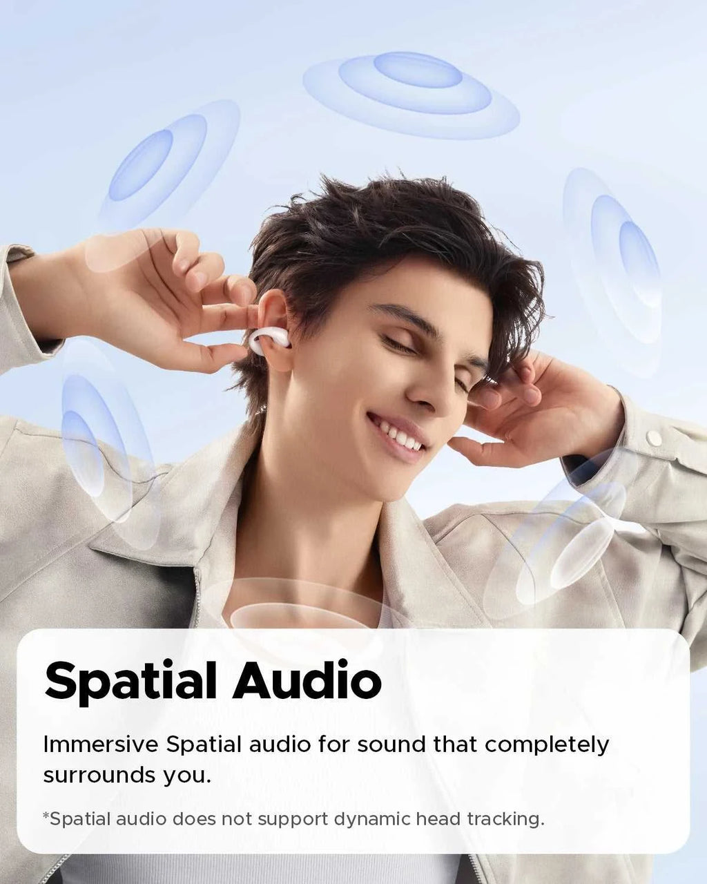 SoundPEATS PearlClip Pro Open Ear Earbuds Wireless Headphones Bluetooth 5.4 Earphones Ultra-Comfort Clip On Ear Buds 24 Hrs Play The jack market .AU The jack market .AU Accessories Electronics $ 102 14:193#Black