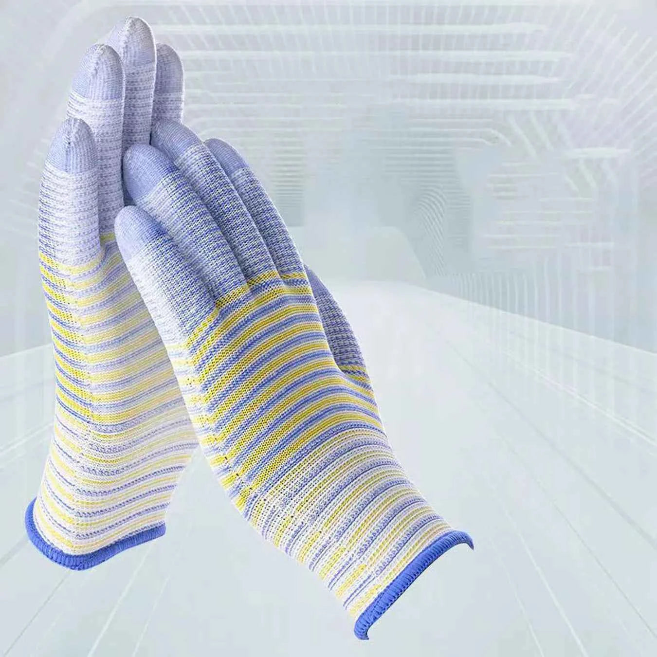 Zebra Stripe Work Gloves - 10PCS Anti-Slip & Wear-Resistant for Men & Women - Ultimate Labor Protection